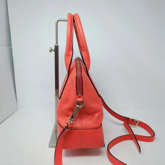 Kate Spade Orange Purse Bag Top Handle Crossbody Satchel - Picture 8 of 16